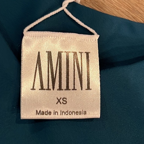 NWT Vita by Carvico (Amini) Dark Teal V-Waist Bikini Bottoms XS w/ Econyl - Picture 8 of 13